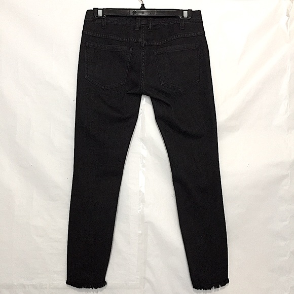 Free People Distressed Raw Hem Jeans - Picture 5 of 11